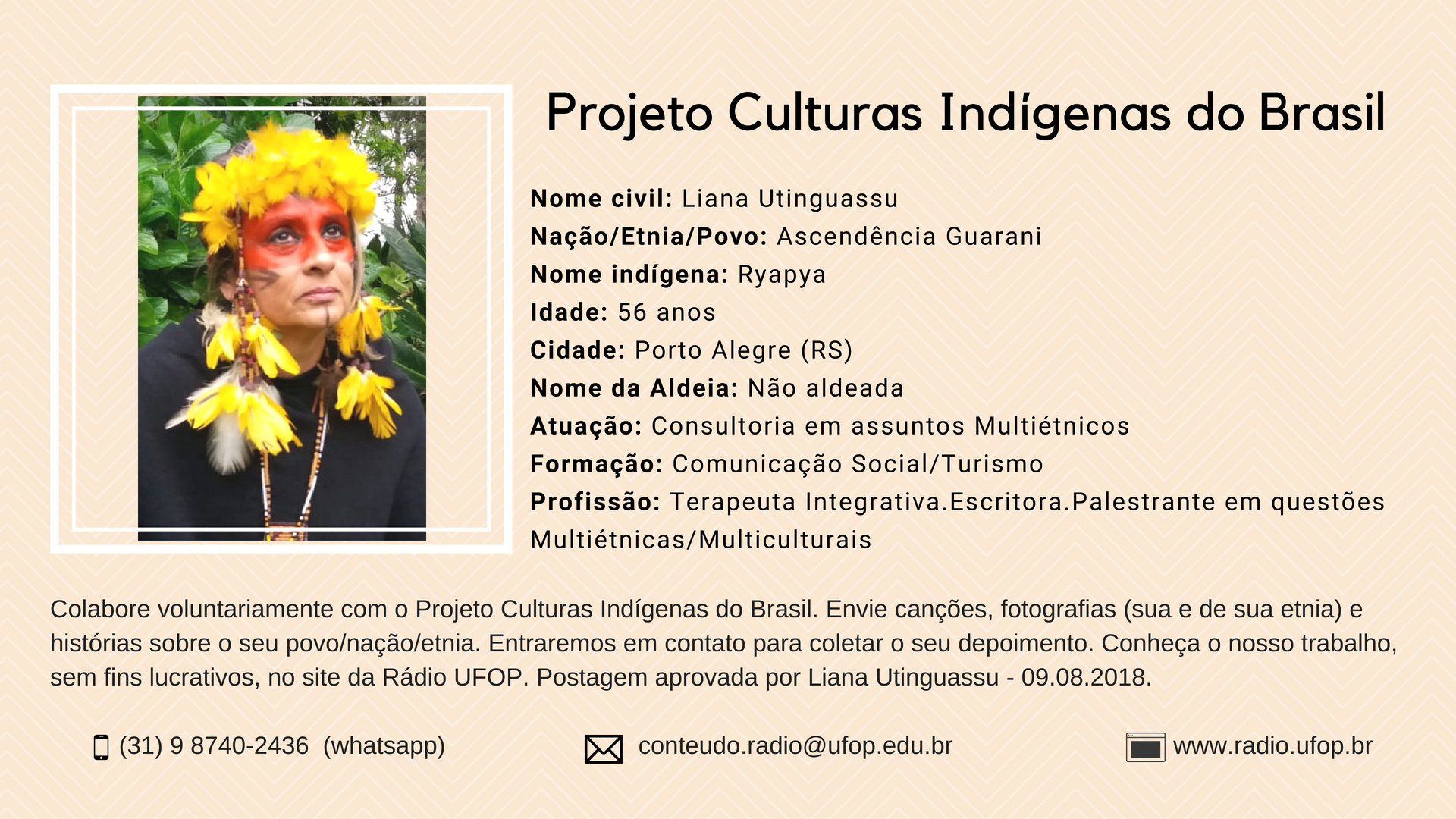 Projeto Culturas Indígenas do Brasil - Rádio UFOP